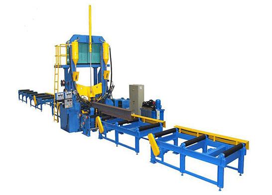 h beam welding line machine